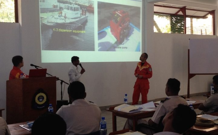 海上保安庁様のスリランカ海岸警備隊への訓練の通訳をしました