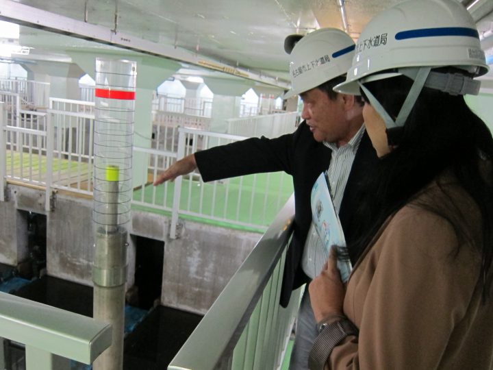 名古屋市上下水道局様の上下水道施設を訪問しました